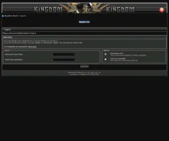 Kingdom-KVCD.net(Log In) Screenshot