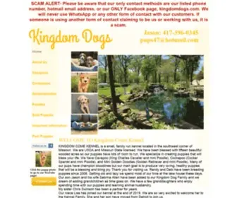 Kingdomdogs.com(Kingdom Come Kennel) Screenshot