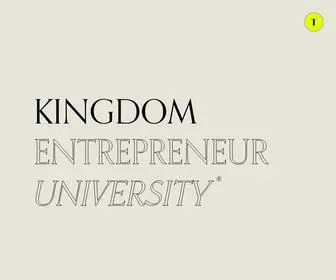 Kingdomentrepreneuruniversity.com(GOD IS MY CEO) Screenshot