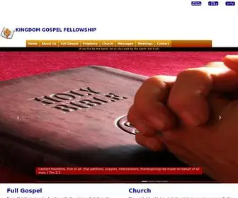 KingdomGospelfellowship.com(Kingdom Gospel Fellowship) Screenshot