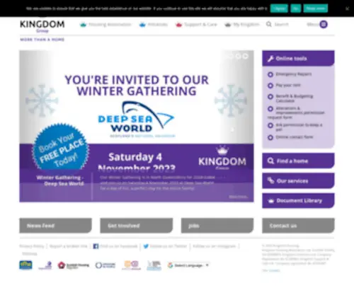 Kingdomhousing.org.uk(Kingdom Housing Association) Screenshot