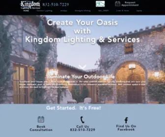 Kingdomls.com(Outdoor Lighting) Screenshot