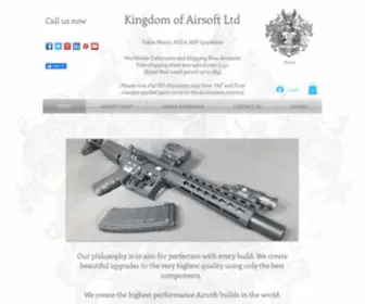 Kingdomofairsoft.com(Kingdom of Airsoft Ltd) Screenshot