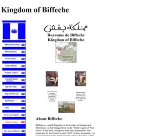 Kingdomofbiffeche.net(Kingdom of Biffeche) Screenshot