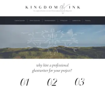 Kingdomofink.com(Hire a Ghostwriter) Screenshot