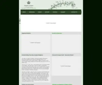 Kingdomsofnigeria.com(A Nigeria Database) Screenshot