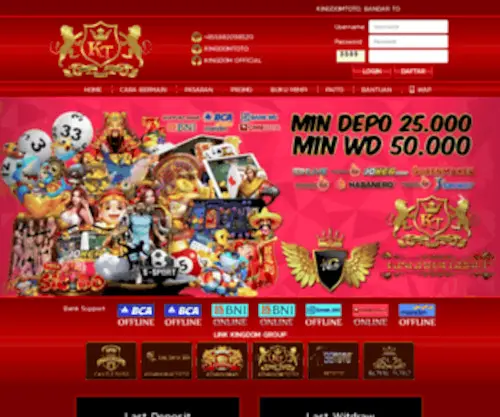 Kingdomtoto1.com(Kingdomtoto1) Screenshot