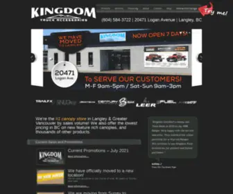 Kingdomtruck.ca(Kingdom Truck Accessories) Screenshot