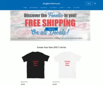 Kingdomtshirt.com(DTF Supplies) Screenshot