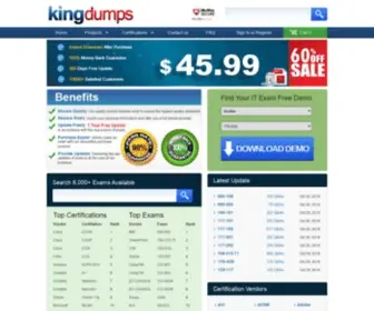 Kingdumps.com(Top training institutions with Exam Practice Questions and Answers) Screenshot