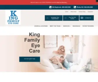 Kingfamilyeyecare.com(King Family Eye Care LLC) Screenshot