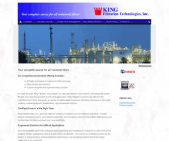 Kingfiltration.com(Industrial Filters) Screenshot