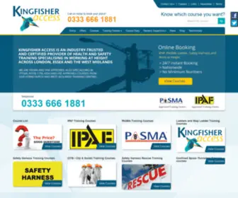 Kingfisheraccess.com(PASMA & Work at Height Training Courses) Screenshot