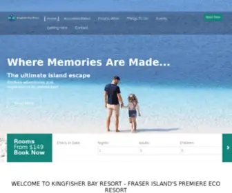 Kingfisherbay.com(Kingfisher Bay Resort) Screenshot