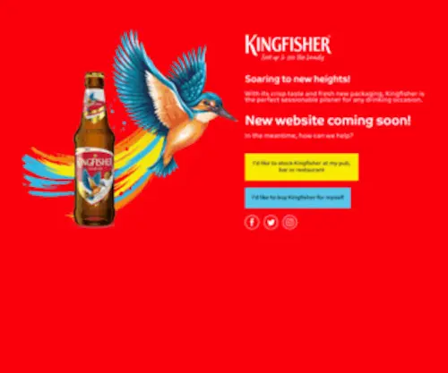 Kingfisherbeer.co.uk(Kingfisherbeer) Screenshot