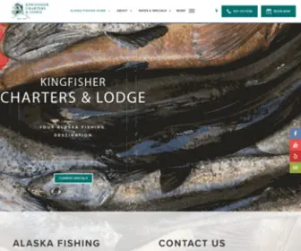 Kingfishercharters.com(Alaska Fishing Vacation) Screenshot