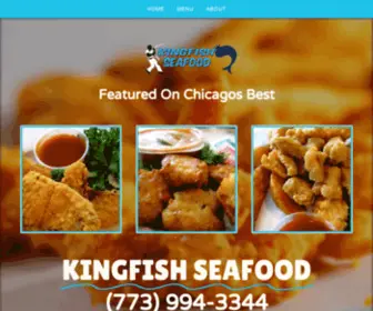 Kingfishseafood.com(Kingfish Seafood Chicago) Screenshot