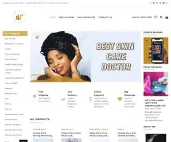 Kingflakieskin.com(Online Shopping of Organic Skin Care Products) Screenshot