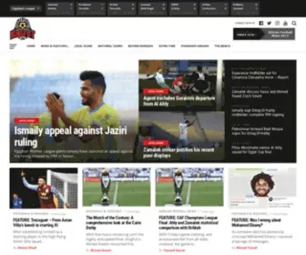 Kingfut.com(Egyptian Football News) Screenshot