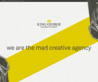 Kinggeorge.land(The mad creative agency (St) Screenshot