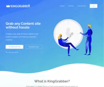 Kinggrabber.com(King Grabber) Screenshot