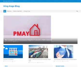 Kingkagsblog.com(King Kags Blog) Screenshot