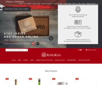 Kingkeg.com(KING KEG) Screenshot