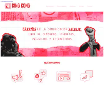 Kingkong.com.ar(King Kong) Screenshot