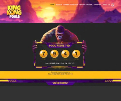 Kingkongpools.com(KINGKONG POOLS) Screenshot