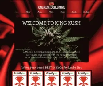 Kingkushcollective.com(KING KUSH COLLECTIVE) Screenshot