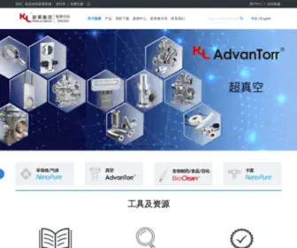 Kinglai.com.cn(新莱集团) Screenshot
