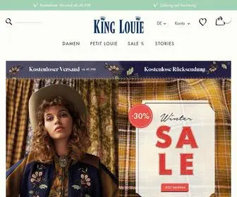 Kinglouie.de(Vintage inspirierte Mode aus Amsterdam) Screenshot