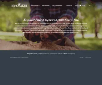 Kingmakerfoods.com(Kingmaker Foods) Screenshot