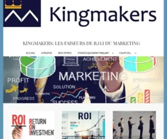 Kingmakers-Marketing.com(Kingmakers) Screenshot