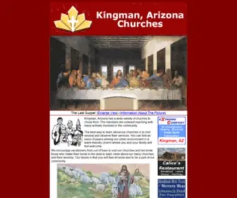 Kingmanarizonachurches.com(Kingman Arizona Church Guide) Screenshot