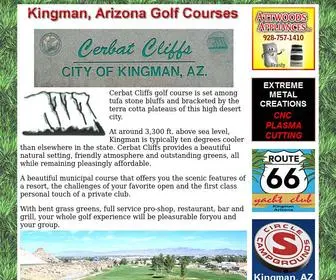 Kingmanarizonagolf.com(Kingman, Arizona Golf Course Information for Men and Women Golfers) Screenshot