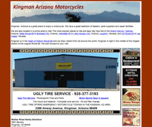Kingmanmotorcycles.com Screenshot