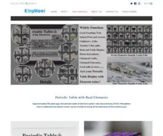 Kingmeei.com(Periodic Table of Real Elements Drop shopping Service) Screenshot