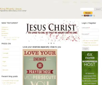 Kingmightyjesus.com(KING MIGHTY JESUS) Screenshot