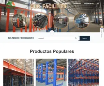 Kingmorerackingsp.com(Fabricantes y fábrica de sistemas de estanterías metálicas industriales) Screenshot