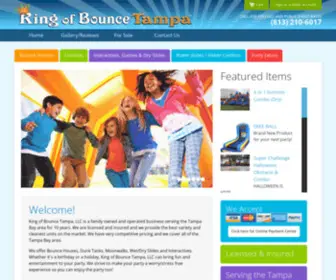 Kingofbouncetampa.com(Tampa) Screenshot