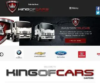 Kingofcars.co.za(Used Cars For Sale) Screenshot