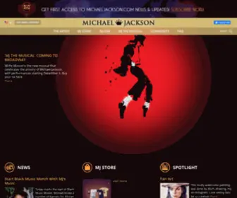 Kingofpop.com(Michael Jackson Official Site) Screenshot