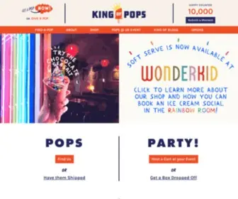 Kingofpops.com(King of Pops) Screenshot