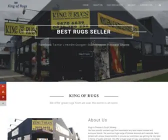 Kingofrugs.com.au(King of Rugs) Screenshot