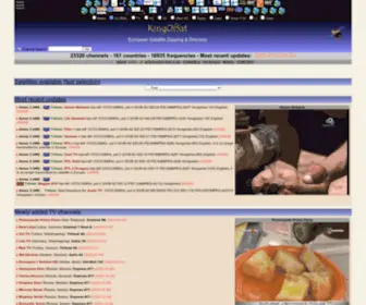 Kingofsat.net(European satellite zapping & directory) Screenshot