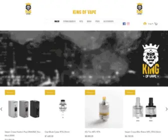 KingofVapeStore.com(King of Vape) Screenshot