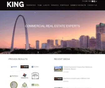 Kingrealtyadvisors.com(St Louis Commercial Real Estate Brokers) Screenshot