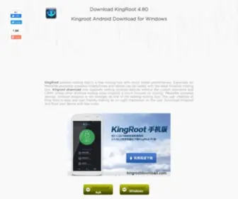 Kingrootdownload.com(Kingroot Download for Windows and kingroot apk for Android) Screenshot