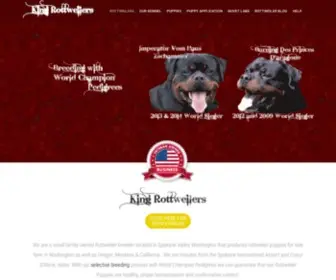 Kingrottweilers.com(King Rottweilers) Screenshot